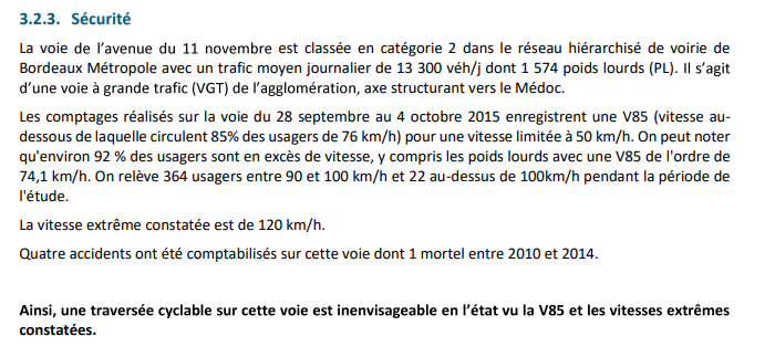 Ouch. ça va les automobilistes ?
On peut totalement faire une généralité quand 85% des automobilistes dépassent la limitation de 26km/h !!!

source (pdf lourd) : …bissimo.developpement-durable.gouv.fr/IMG/pdf/ddep_v…