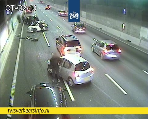 Ongeval in de Coentunnel zorgt voor tunnelafsluiting en vertraging