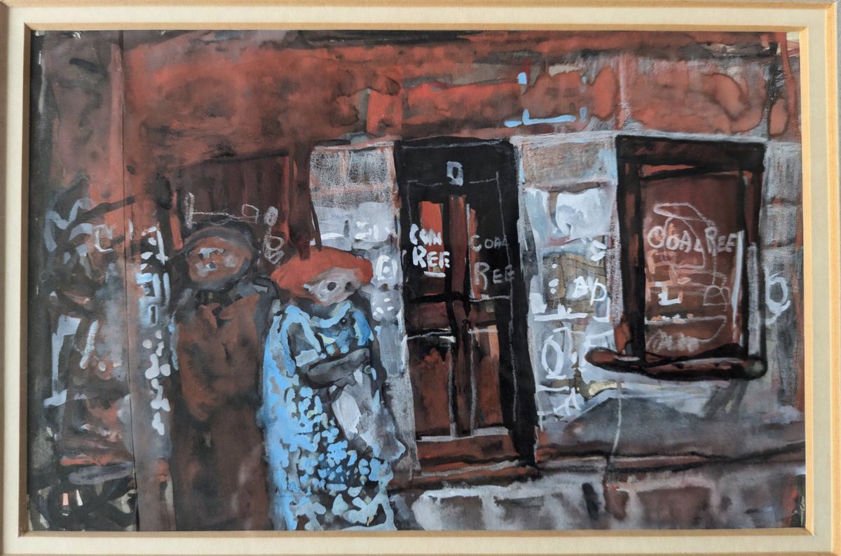 Joan’s Eardley’s rarely seen Two Children with Graffiti, a small gouache painting, is currently on display <a href="/womenslibrary/">Glasgow Women's Library - follow us on Bluesky</a> as part of the exhibition, Kate Downie: Conversations with Joan.

Until 25 January 

The work is on loan from the Eardley family.

📸 <a href="/THEJoanEardley/">JoanEardleyOfficial</a>