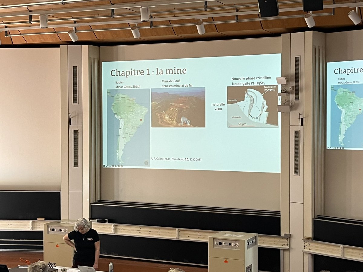 EPFL_SPS's tweet photo. Il était une fois un cristal de jacutingaite. Quelle belle histoire nous à raconté la Dr Lidia Favre-Quattropani pour démontrer parfaitement la démarche scientifique.#Scientastic @EPFL. Un grand merci! @nccr_marvel https://t.co/igetybwREA