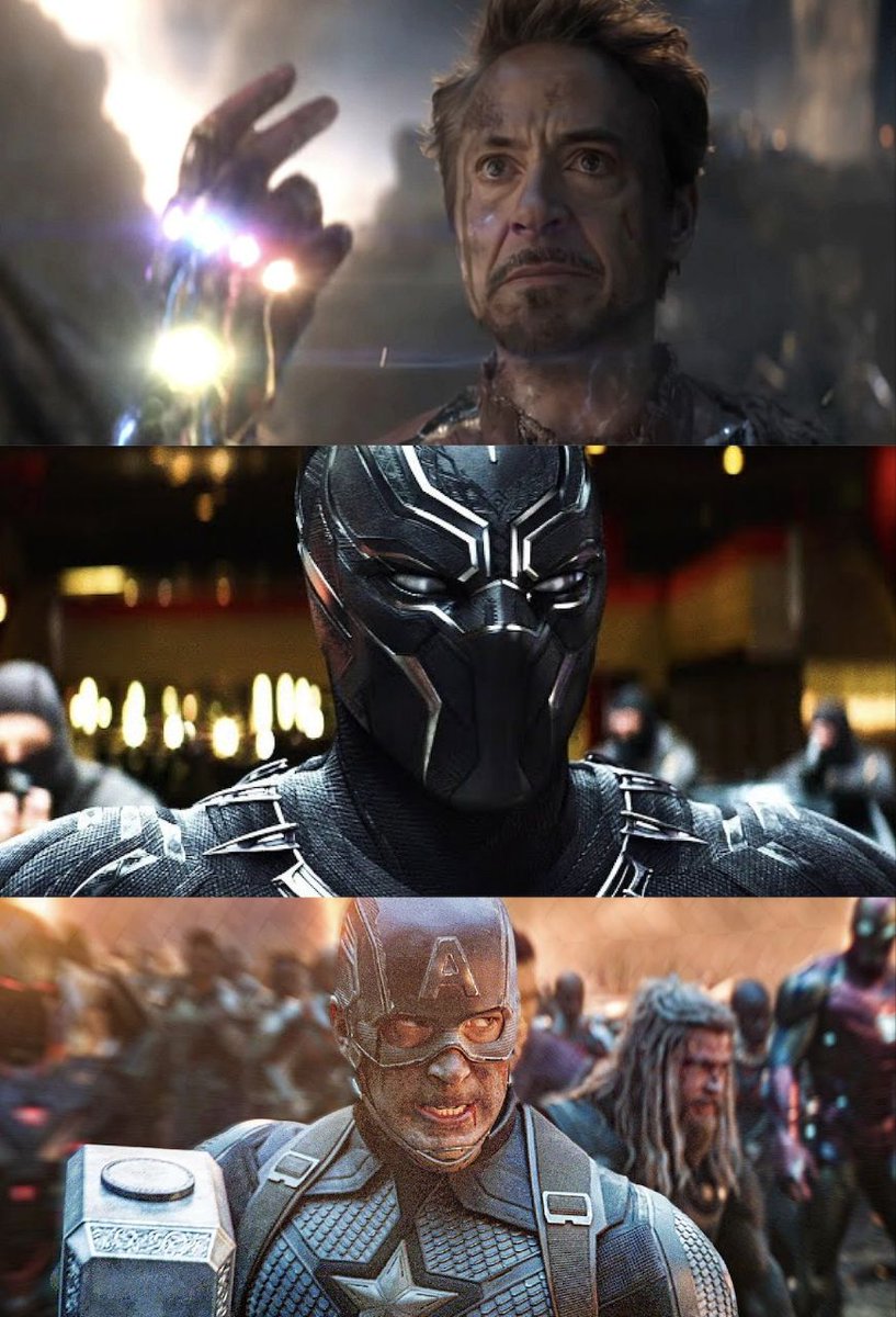 ShiftNews_tw's tweet photo. ❗️ Kevin Feige comparte sus 3 momentos favoritos del #MCU

•  Tony Stark dice "Soy Iron Man"
•  Black Panther se revela por primera vez
•  Los Vengadores salen de los portales.

🏷 @ShiftNews_tw https://t.co/cV2aQ4aWnD