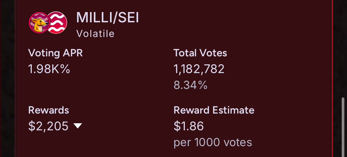As <a href="/YakaFinance/">Yaka Finance 🔱 - Degen's Paradise on Sei</a> makes strong moves, rebounding nicely after fully disclosing all contracts, $MILLI stays committed to incentivizing votes and rewarding our liquidity providers.

⚡️ 1,980% APR on votes 🤯
⚡️ 233% APR for LPs 🧠

$YAKA x $MILLI keep running 🦵 

👉