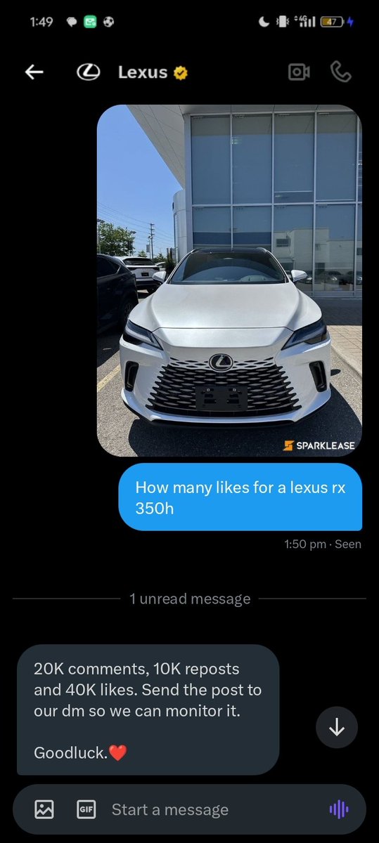 MY MOM GAVE ME LUCKI FOR A REASON!!!!!!!!!!!!!!!!!!!😭😭❤️❤️❤️❤️🥹 A NEW CAR IS COMING HOME.😭❤️

TWITTER PLEASE DO YOUR THING.🥹🥹