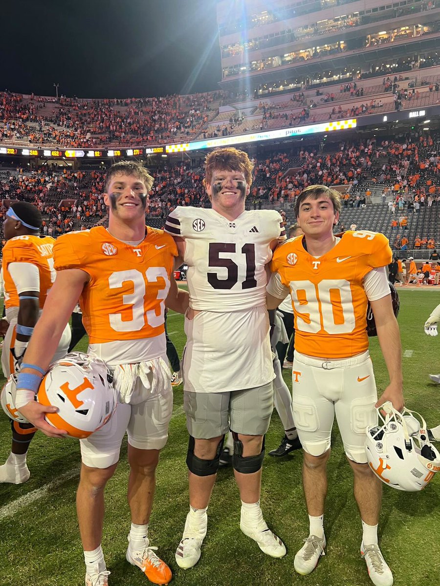 LausanneLynx's tweet image. There’s nothing better than seeing so many former Lausanne players competing at the next level! It’s really exciting when they face off on the same field. Yesterday’s game between Mississippi State &amp;amp; Tennessee brought @LukeWork1, @benbolton100, &amp;amp; @maxgilbs7 together. #AlwaysALynx