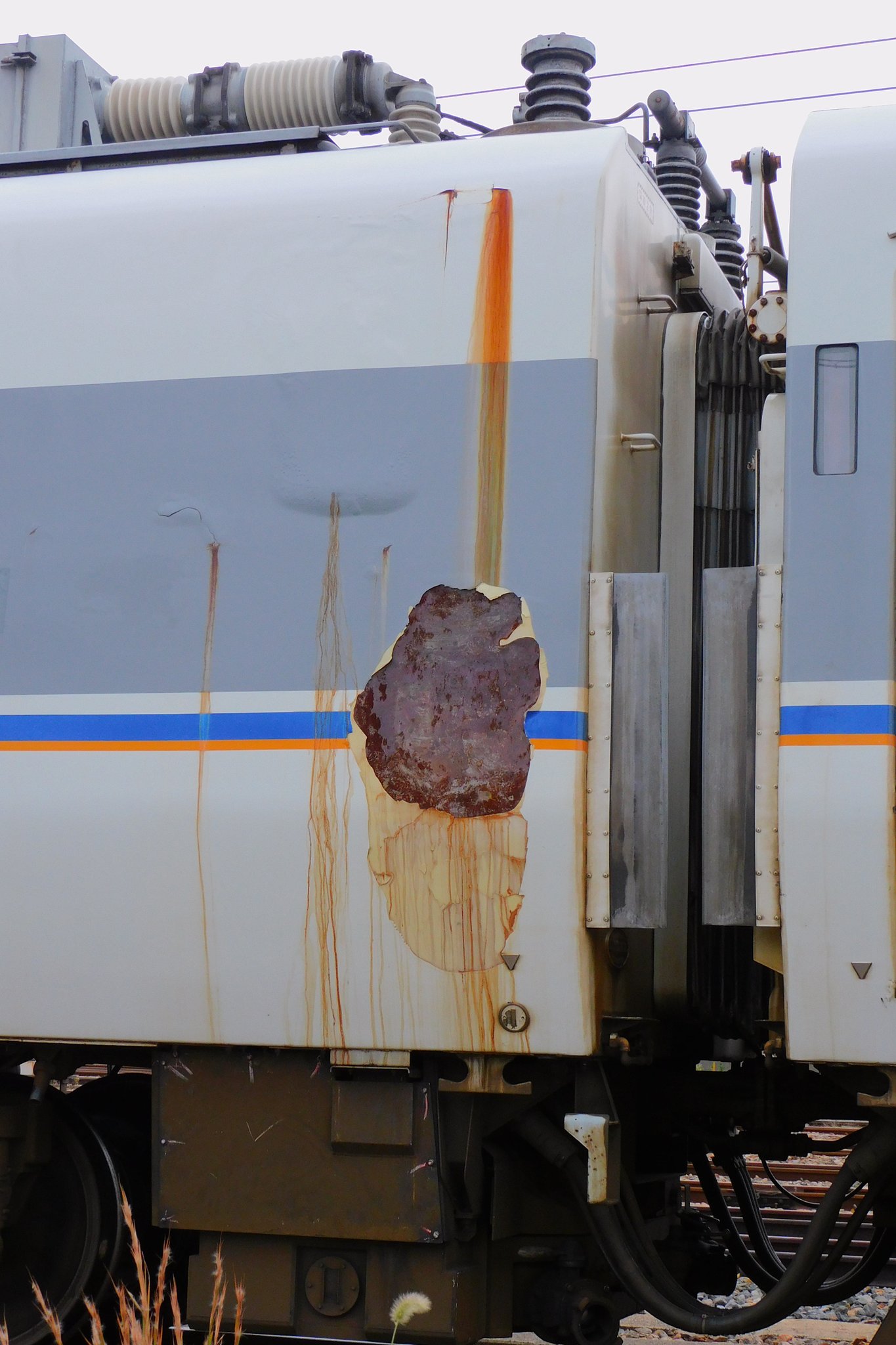 ゆ　681系 JR西】「FUTURE TRAIN」に使用される、681系(クロ681-4)が設営