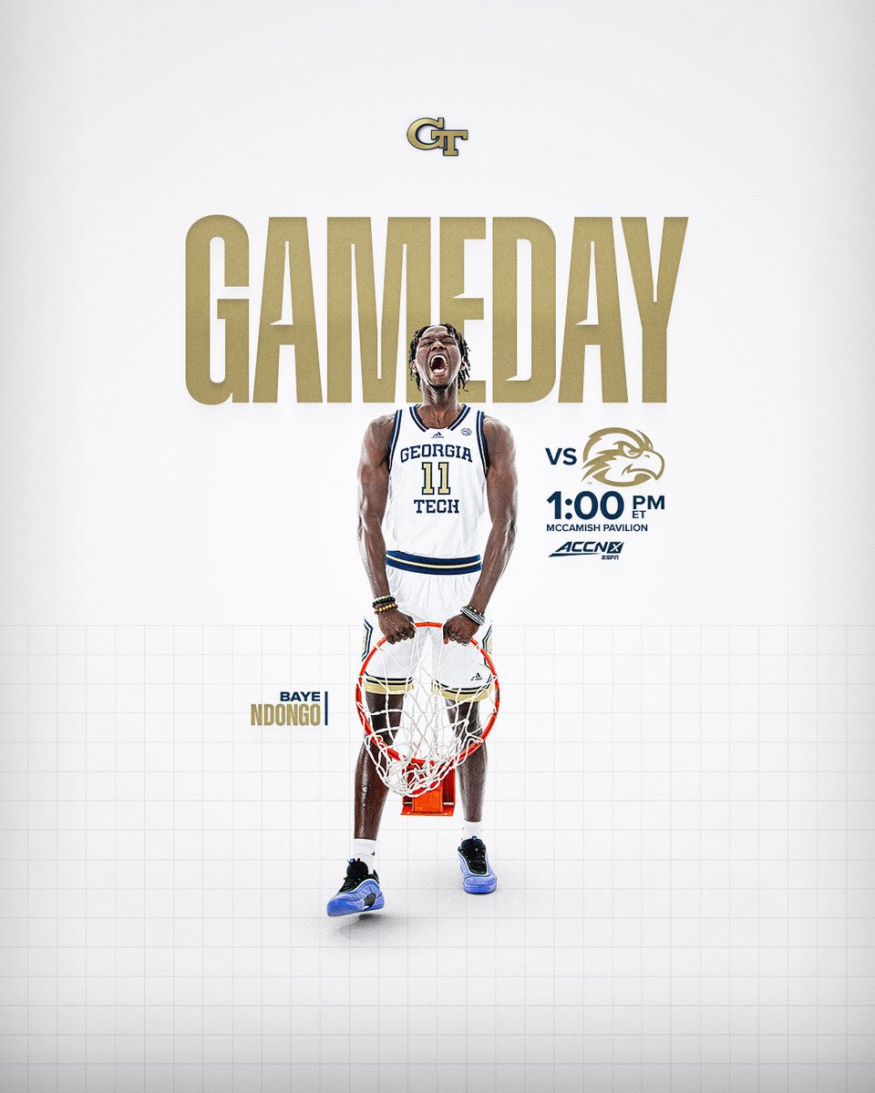 Georgia Tech Menโs Basketball (@gtmbb) on Twitter photo Sunday matinee in McCamish
๐ North Florida
โฐ 1:00 PM
๐บ ACCNX
๐ป <a href="/680TheFan/">680 The Fan</a> / 93.7 FM
#StingEm ๐ Sunday matinee in McCamish
๐ North Florida
โฐ 1:00 PM
๐บ ACCNX
๐ป <a href="/680TheFan/">680 The Fan</a> / 93.7 FM
#StingEm ๐