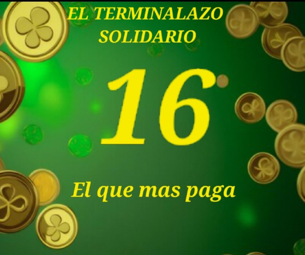 EL TERMINALAZO SOLIDARIO      
SORTEO #44613
10/11/2024
4:00       
TERMINAL GANADOR (16)