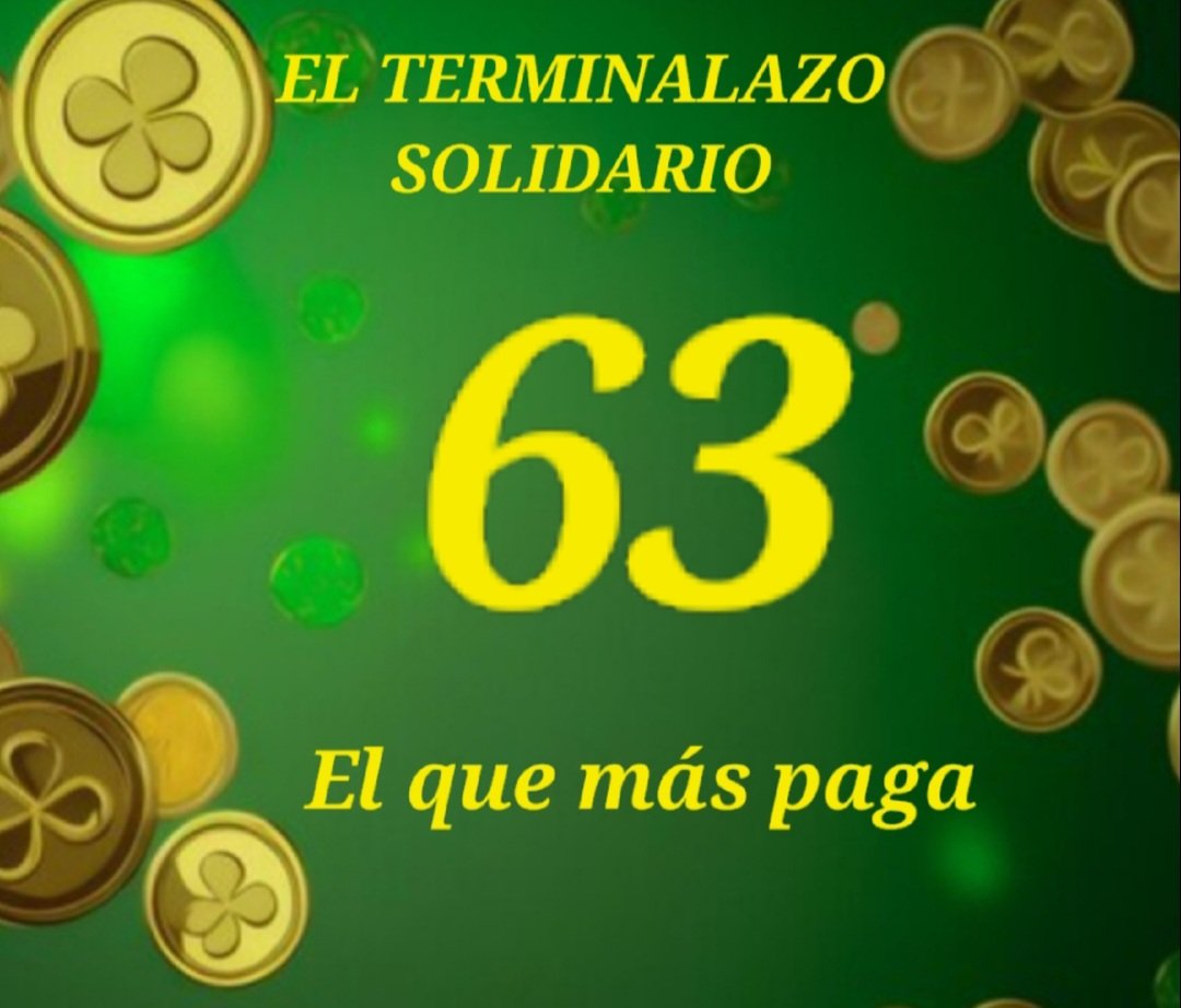 EL TERMINALAZO SOLIDARIO      
SORTEO #44611
10/11/2024
2:00       
TERMINAL GANADOR (63)
