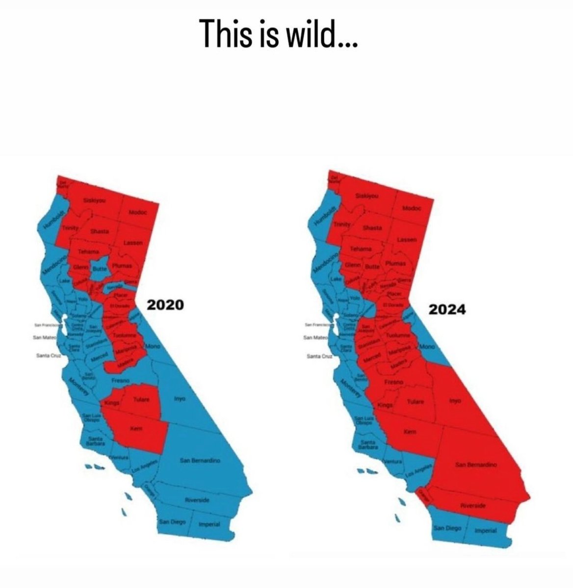 LBTrinity63's tweet image. Is the California voter flipping red or are they all just relocating to new states and bringing their flawed &amp;amp; destructive politics with them?