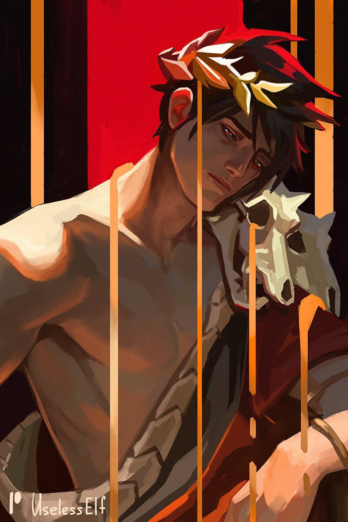 Useless_Elf's tweet photo. #Zagreus my boy, I miss you :( 

#Hades #Hades2 https://t.co/ozsEBjW95D