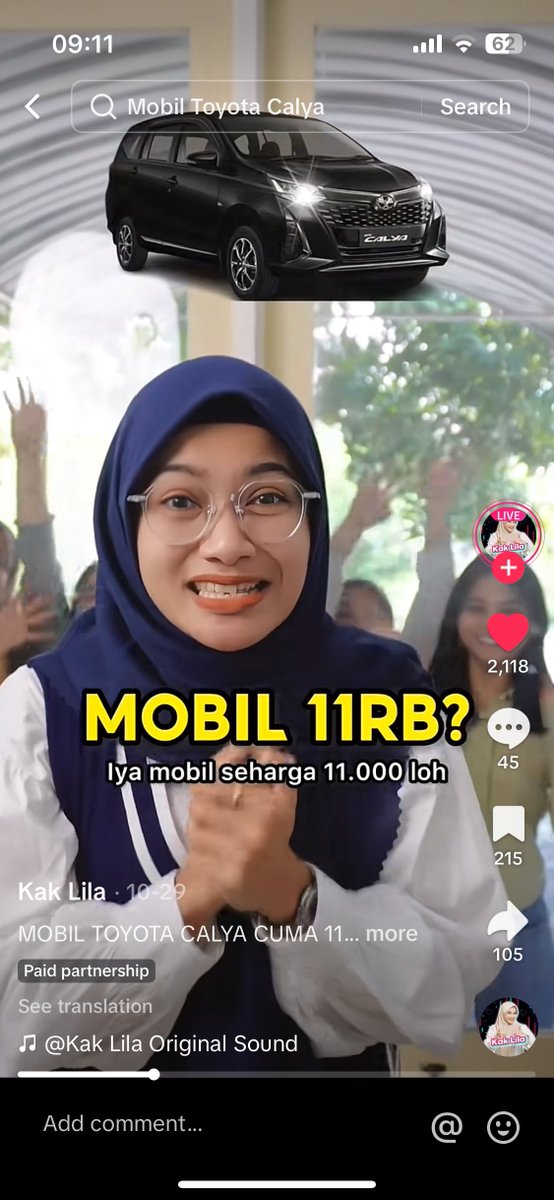 fflowerjar's tweet image. Jangan lupa buatset reminder buat flash sale toyota calya 11rb jam 8 malem di shopee live!! 😍😍 #ShopeeLiveCalya11RB
