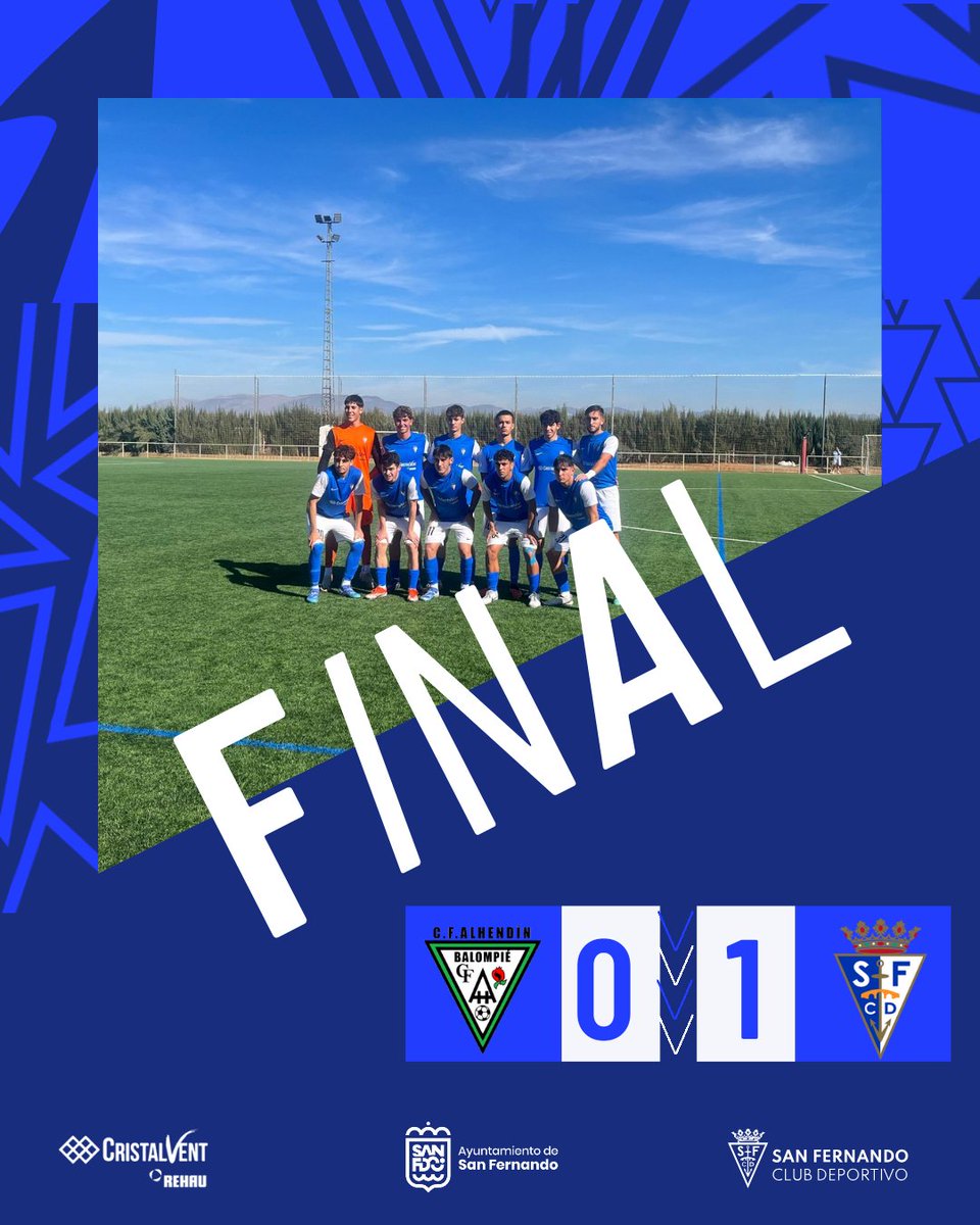 ✅ ¡FINAAAAAAAAL! ¡VICTORIA DEL #JUVENILA! 

0️⃣ Alhendín Balompié 
1️⃣ #JuvenilA 

⚽ Alberto Pérez