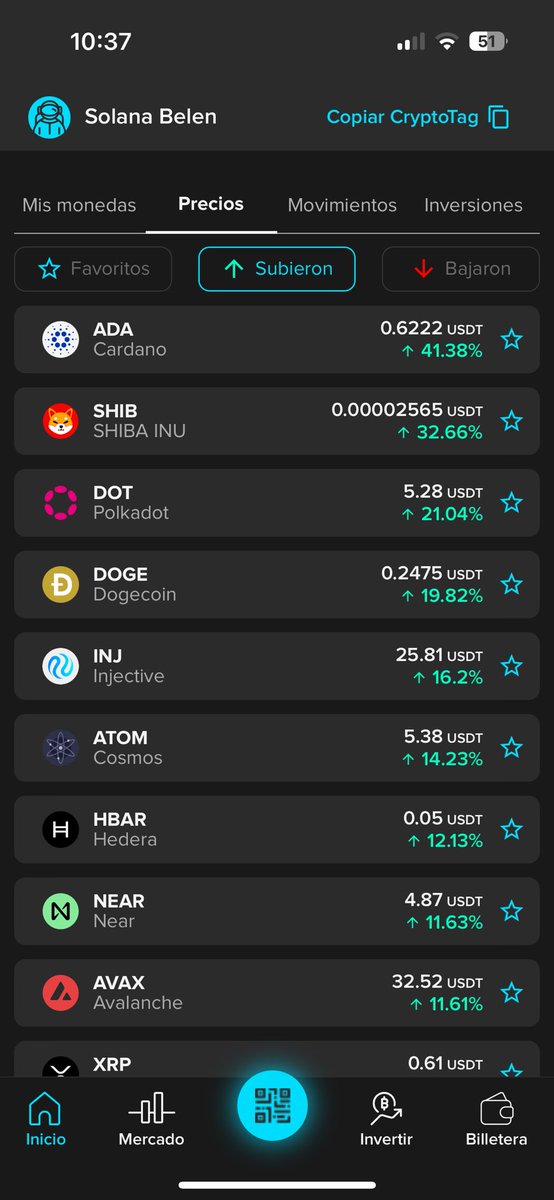 ¿Ya entraste a la App? Nuevo ATH de #BTC y las altcoin volando 🚀🚀

¡Feliz domingo para todos! 😎