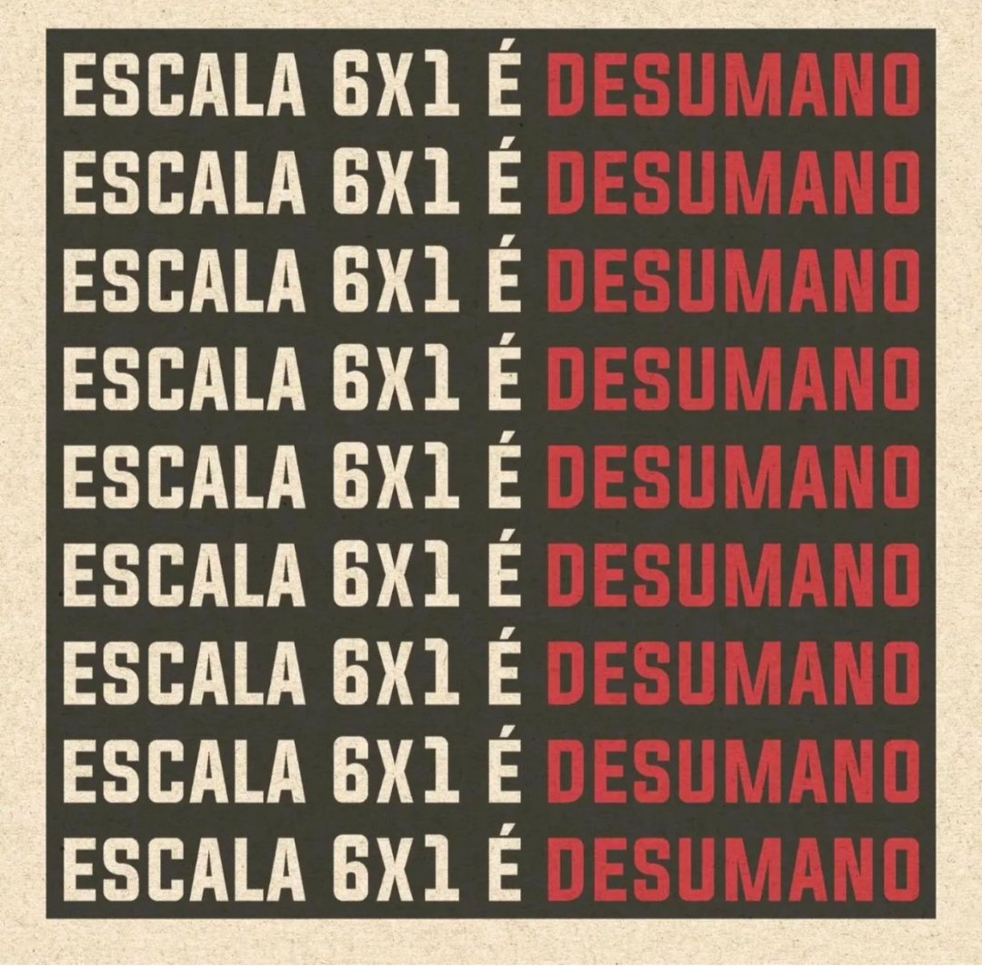 FIM DA ESCALA 6X1