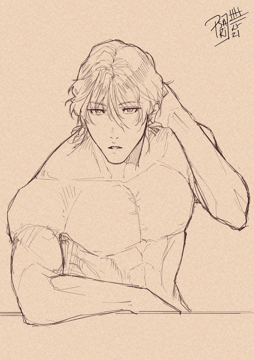 Sketches made at Monteux during the international meet,
First time I draw my characters after a month ヽ（・＿・；)ノ