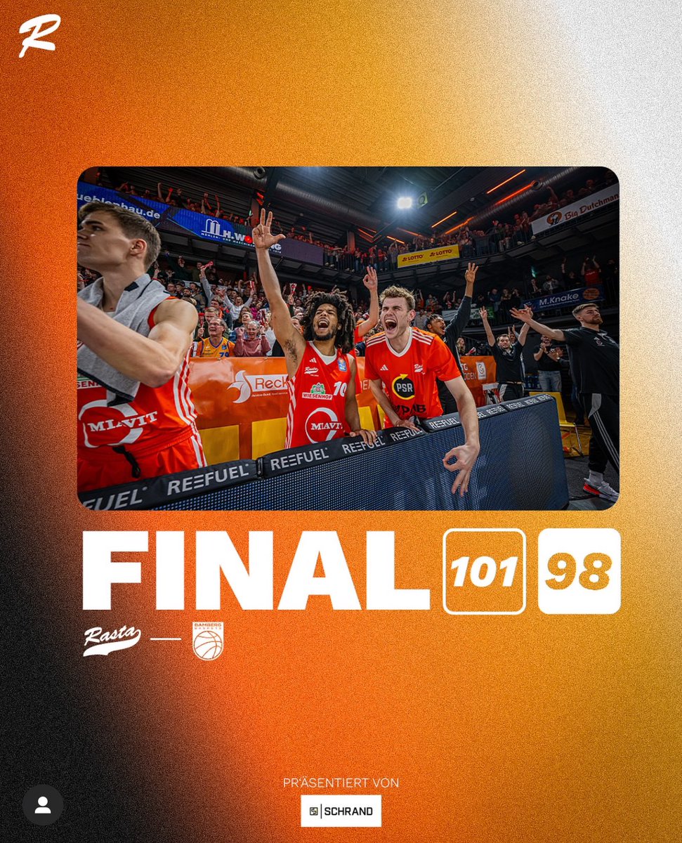 So kann es weiter gehen 🧡💪🏀⛹️ <a href="/Bamberg_Baskets/">Bamberg Baskets</a> Tolles Spiel gewesen 👍
