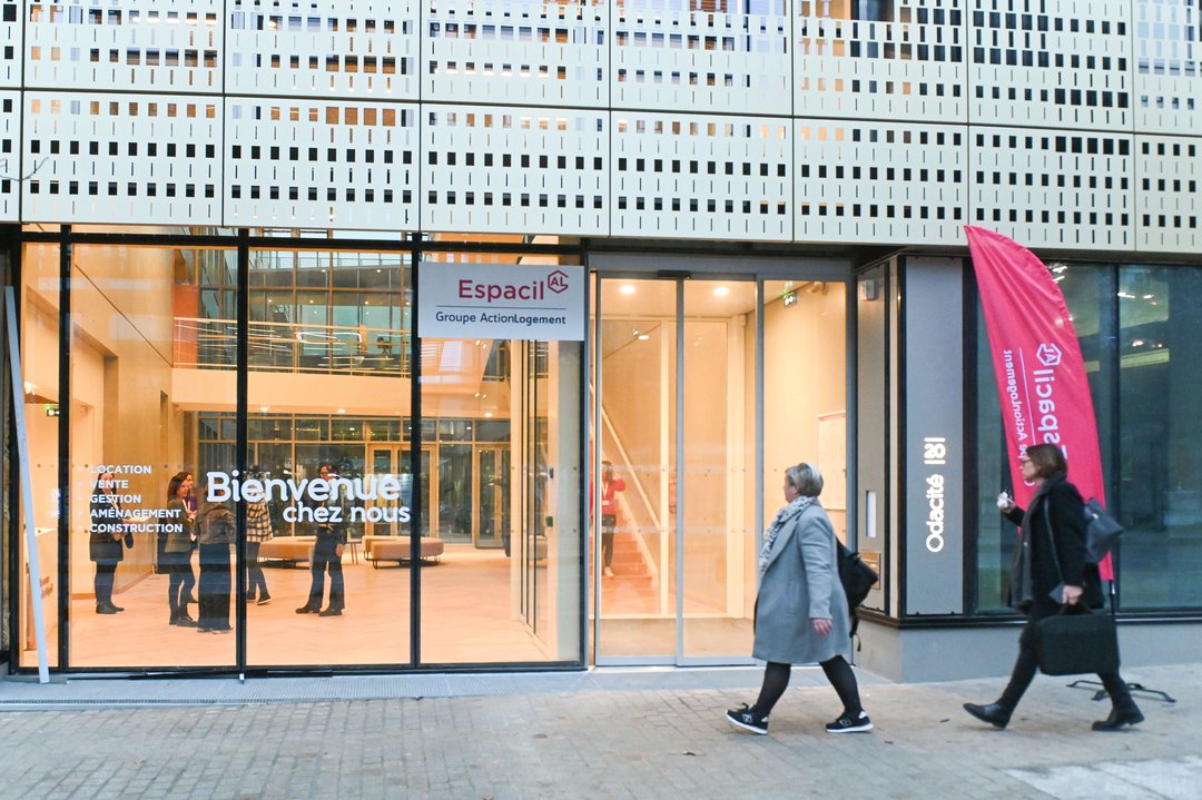 #Rennes Espacil poursuit son développement en prenant place dans son nouveau siège social, #Odacité. Dès le 13 novembre, les équipes d’Espacil vous accueilleront au 20 rue Guy Ropartz, dans le quartier Maurepas-Gayeulles : bityl.co/ShaU