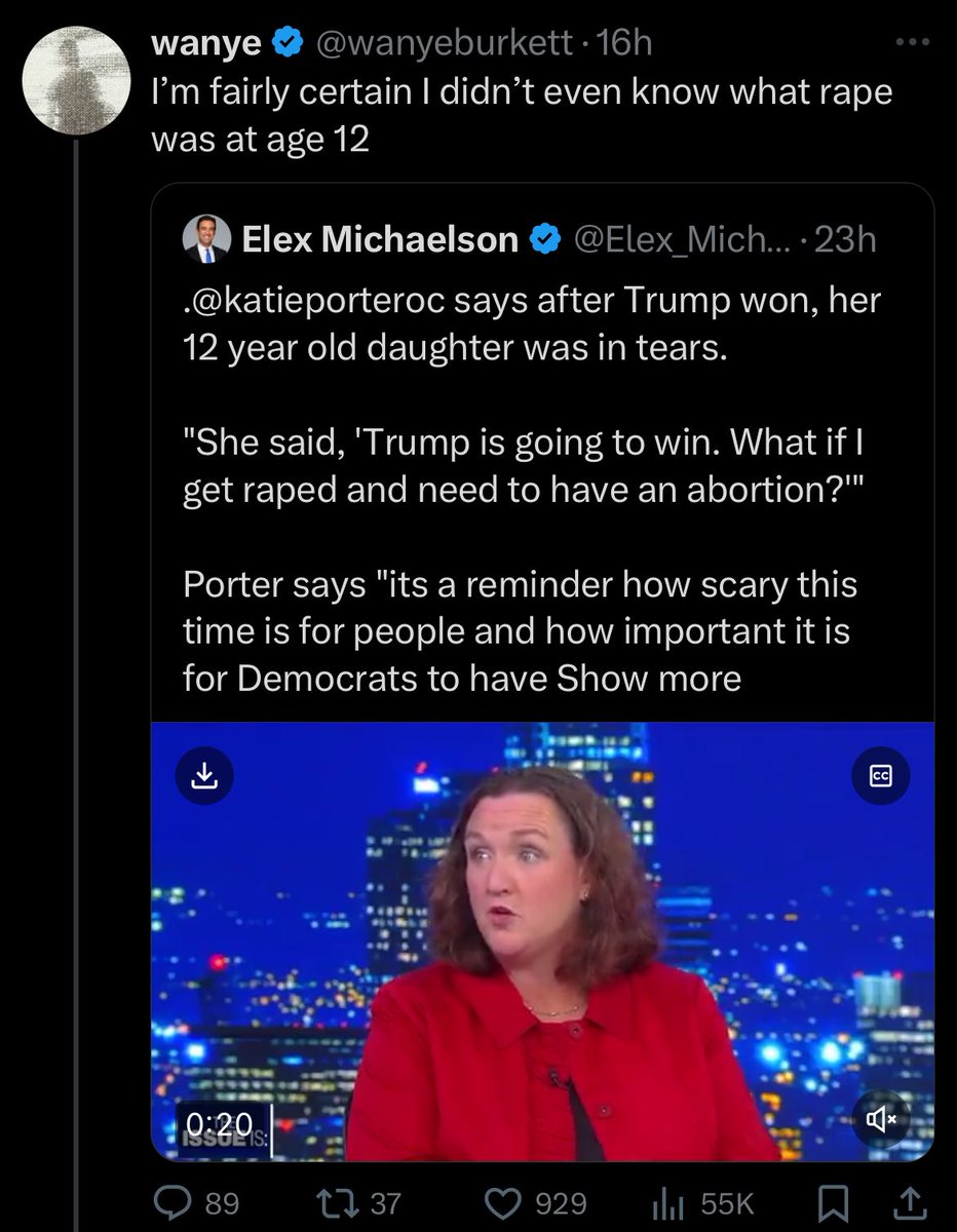 this is the most “i don’t understand that the world is a fundamentally different place for men than it is for women” response i’ve seen in a while