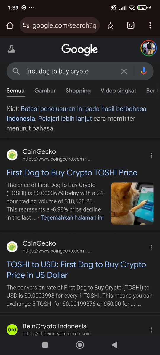 <a href="/SmileyGnome/">SmileyGnome</a> <a href="/PeterSchiff/">Peter Schiff</a> <a href="/PeterSchiff/">Peter Schiff</a> let's look around and find out. <a href="/SmileyGnome/">SmileyGnome</a> dog named $toshi is the first dog ever to buy crypto (dogecoin). And it being a memecoin on #solana. 
<a href="/toshicryptodog/">Toshi</a>