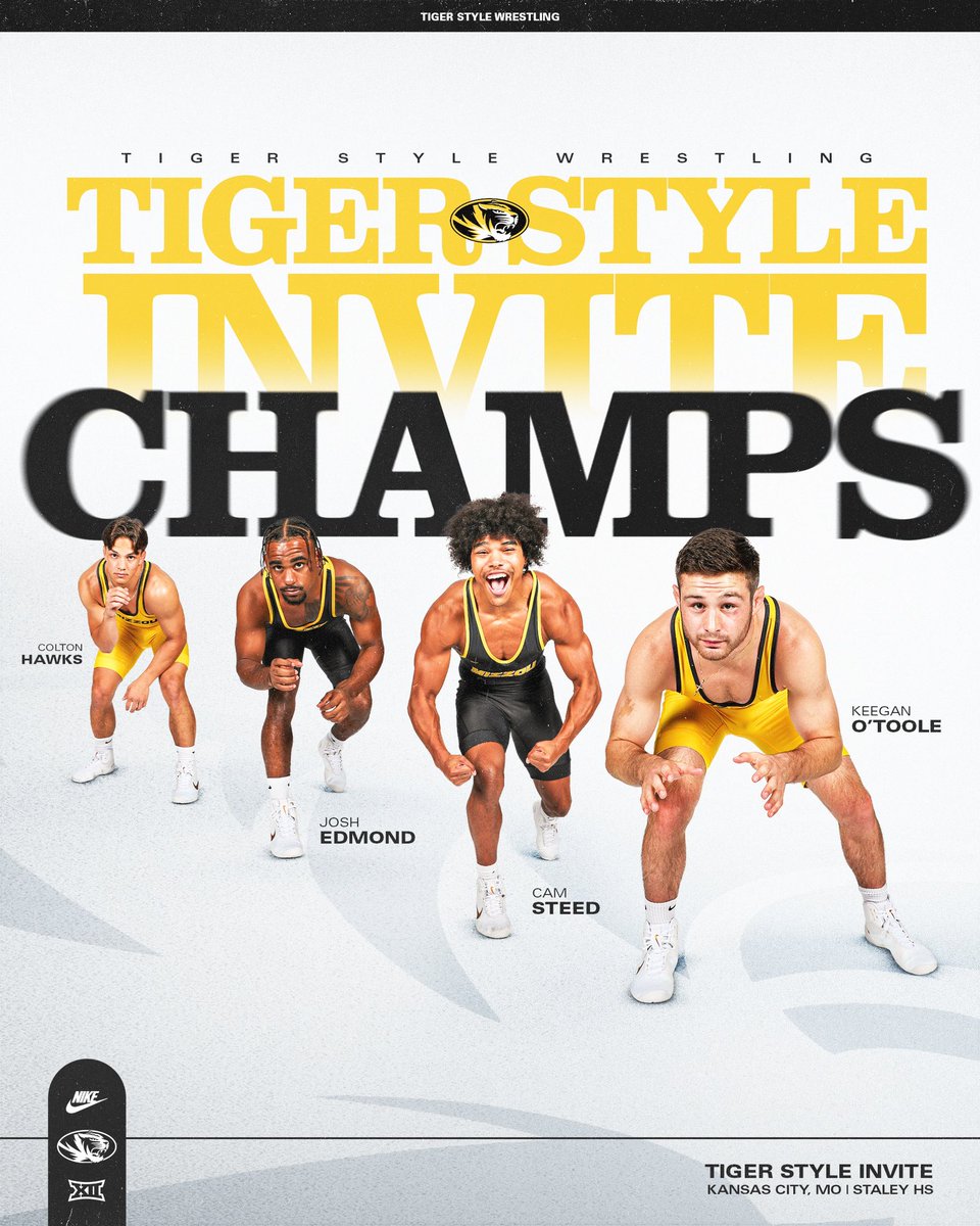 Tigers at the top 🥇

#MIZ🐯 #TigerStyle