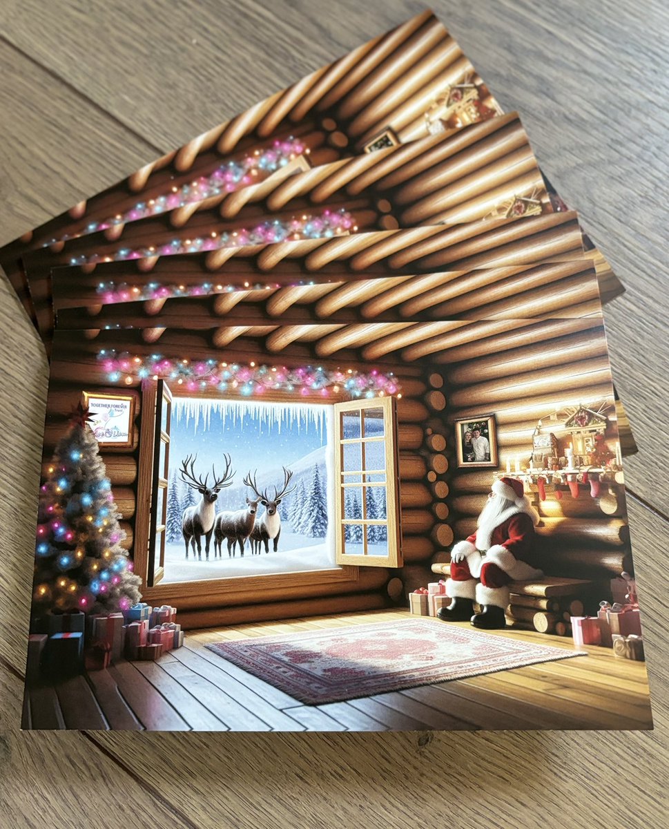 Our Christmas Charity Cards are available, a pack of 10 cards £5, postage is £2.50. Every penny will go to help young people in sports or performance 🩷💙🎄