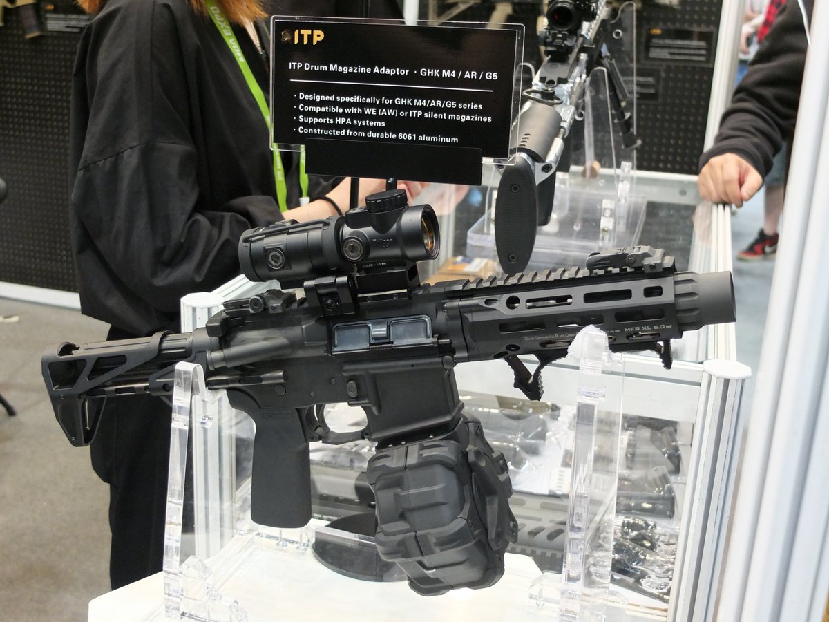 MOA2024 #ITPAIRSOFT -New! KSC / KWA VZ61 アルミ 120発 ドラム