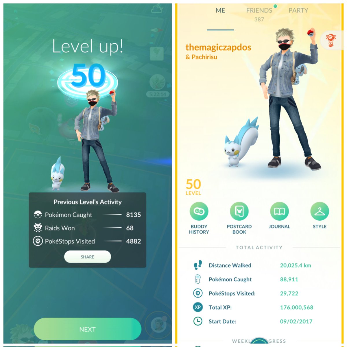 themagiczapdos's tweet image. Level 50

09.02.17 - 10.11.24 

#PokemonGo #Level50 #ポケモンGO