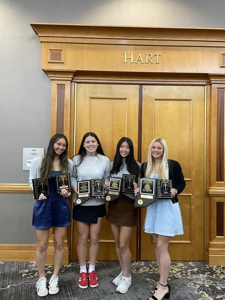 Congrats to our 2024 ISCA All State players, joining a long list of former PGS stars!

Anika Guenther - 1st Team 
Gwen Eiler - 2nd Team
Megan Zhang - 3rd Team
Olivia Widner- Honorable Mention 
Izzy Persyn - Top Team Player 

Positive leaders for our program on and off the field!