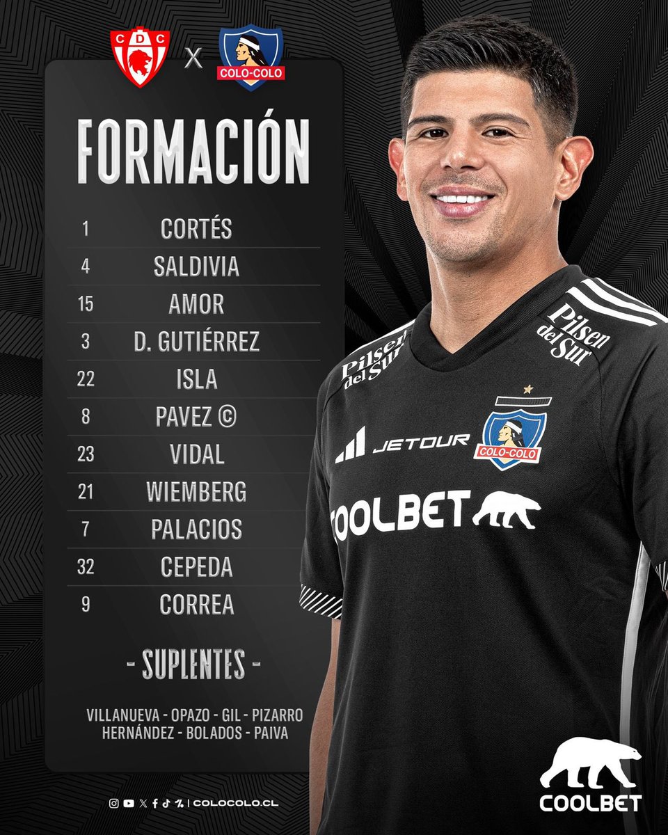 rodrigosepu's tweet photo. Listo!! ¿Habrá campeón ?
Acá les dejo las formaciones !!
Buen domingo 🇨🇱🇨🇱 https://t.co/dPO1vLxlno