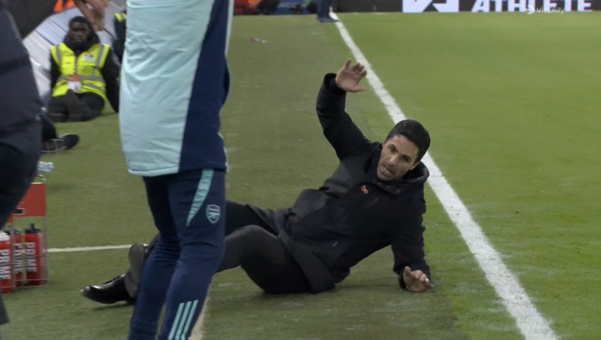 ArsenalAnoop's tweet image. Saliba was onside - total  mood gone