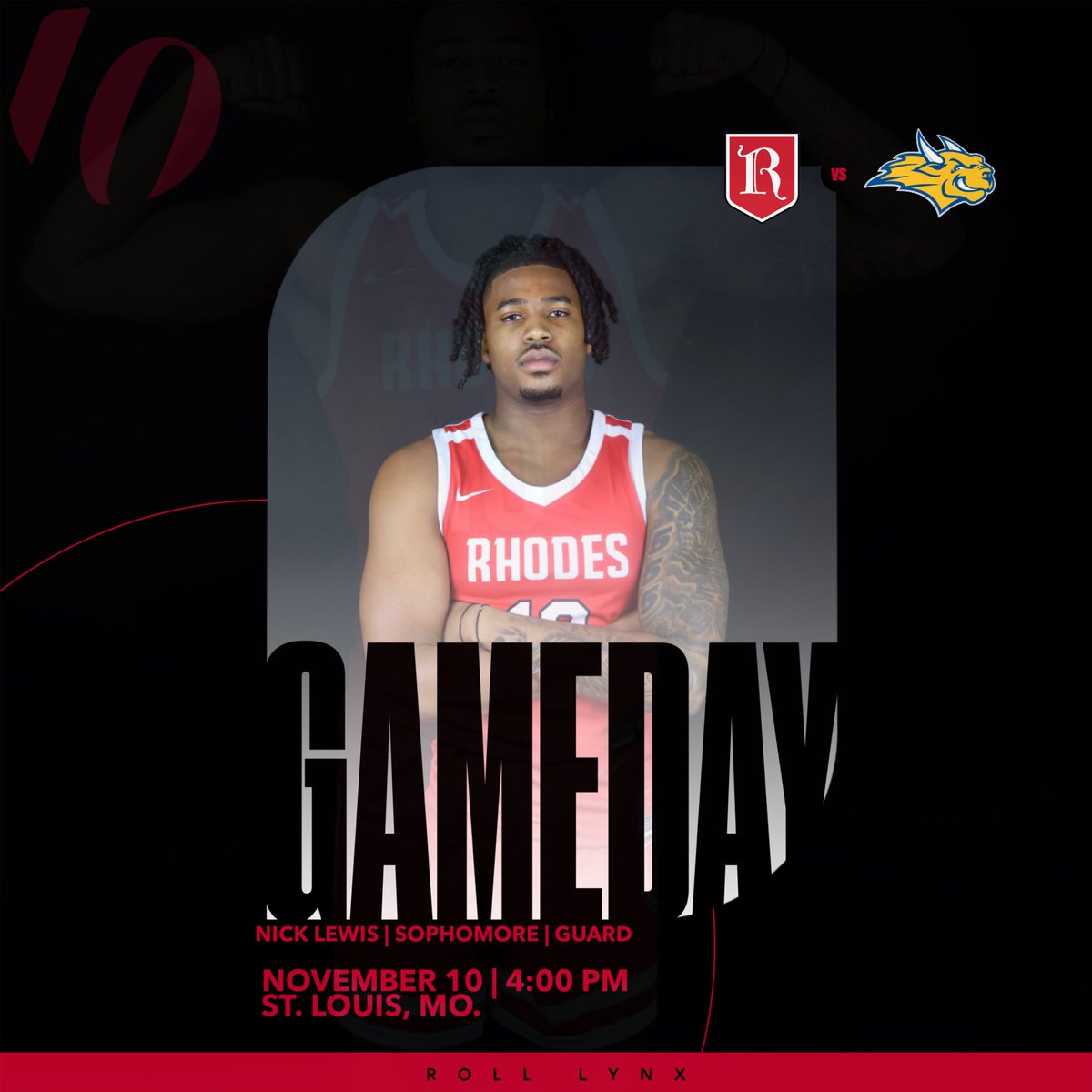 Rhodes Men's Basketball (@rhodeslynxmbb) on Twitter photo Game 2 on the road in St. Louis! 🏀🔥
🆚 Webster University
🏟️ Grant Gymnasium
📍 St. Louis, MO
⏰ 4:00 PM
📺 livestream.com/accounts/22203…
📊 websterathletics.com/sidearmstats/m…
<a href="/RhodesAthletics/">Rhodes Athletics</a> #LDR #d3hoops Game 2 on the road in St. Louis! 🏀🔥
🆚 Webster University
🏟️ Grant Gymnasium
📍 St. Louis, MO
⏰ 4:00 PM
📺 livestream.com/accounts/22203…
📊 websterathletics.com/sidearmstats/m…
<a href="/RhodesAthletics/">Rhodes Athletics</a> #LDR #d3hoops