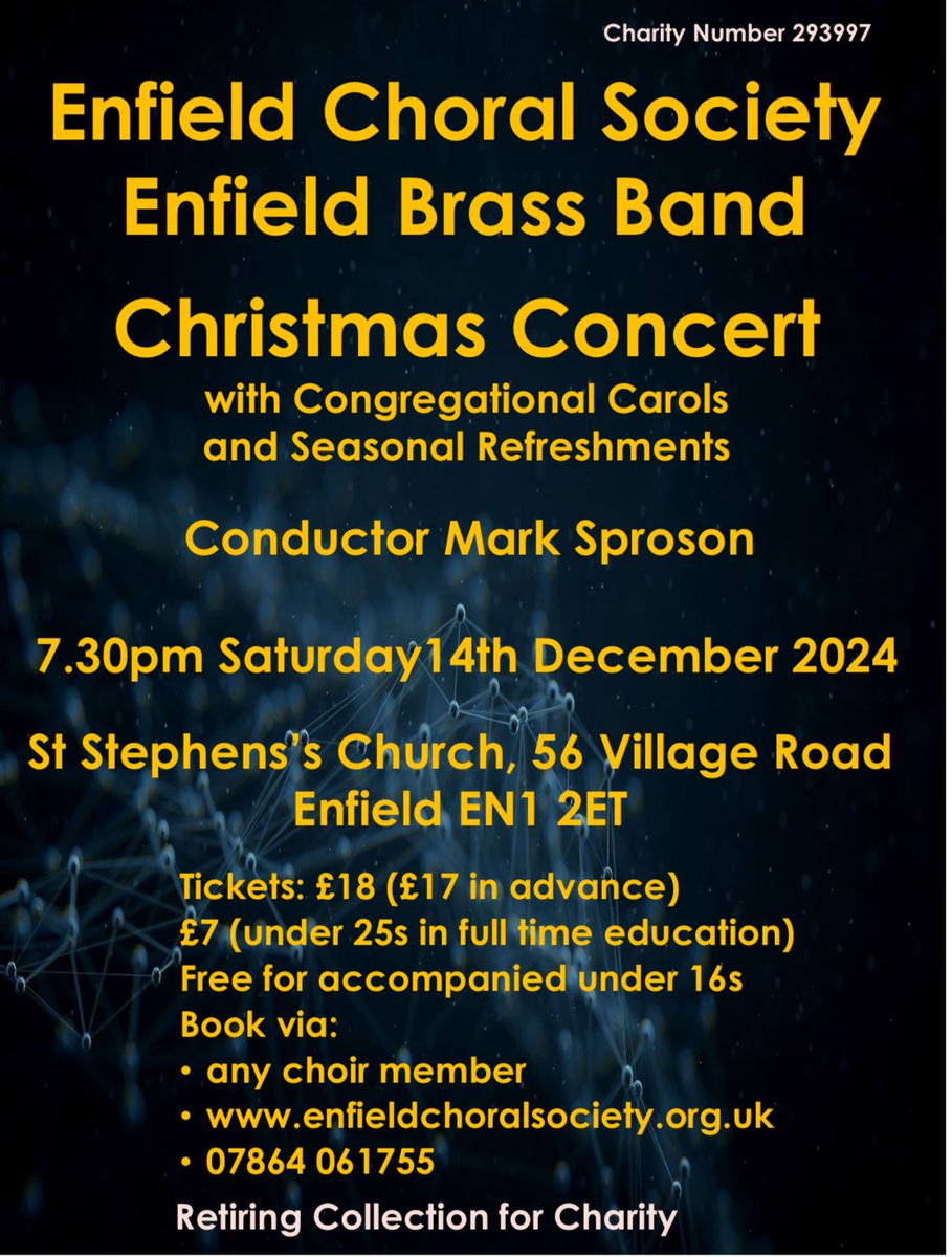 Come and celebrate #christmas in #enfield with our next #concert when we’ll be joined by #enfield #brass #band 👇