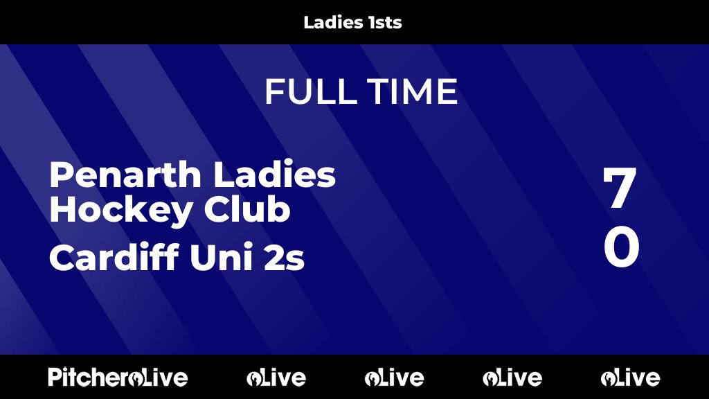 FULL TIME: Penarth Ladies Hockey Club 7 - 0 Cardiff Uni 2s
#PENCAR #Pitchero
penarthladieshockey.co.uk/teams/242945/m…