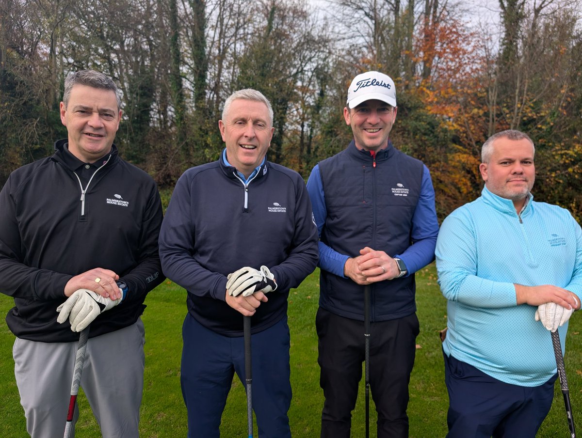 A great turnout today at the Palmerstown House Estate AGM 📝⛳ 

Captain Nollaig Heavey handed over to incoming 2025 Captain Michael Murphy, who in turn welcomed incoming 2025 Vice Captain, Tim Casey.

A fantastic year for Nollaig, and here's to 2025 🏌🏻