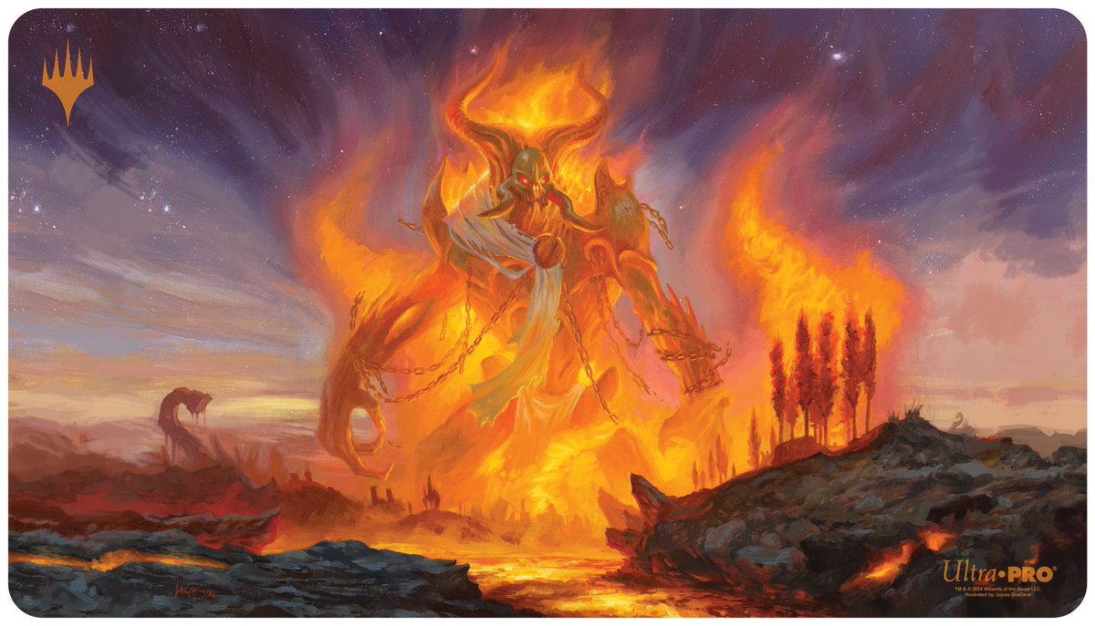 LucasJGraciano's tweet photo. Phlage, Titan of Fire’s Fury PLAYMATS Now Available!

https://t.co/JNTau7dIT7 https://t.co/A0uTIWexlm