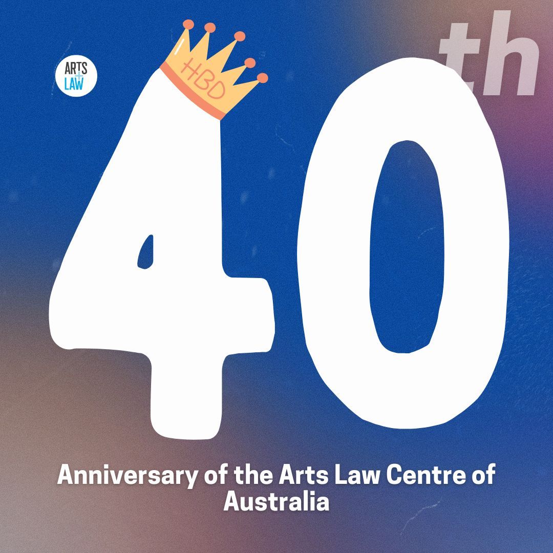 As the year draws to a close, we wish to thank you for following our 40th birthday celebrations.

With your support, we cannot wait to see the impact that we - and the arts community we are a part of - can make. Thank you.