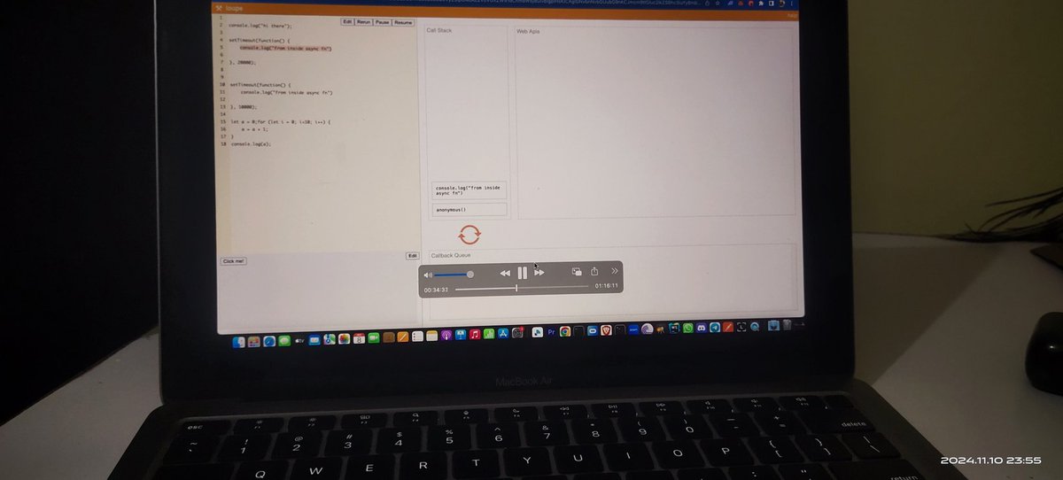 RishabhPal34339's tweet image. Day 16 of my #100daycode challenge
👉 Learned callback function, asynchronous, promises from cohort 2.0 by @kirat_tw
👉 Solved queue problem on Leetcode
👉 Learned BST concept
#leetcode
#DSA
#WebDevelopment
#javascript