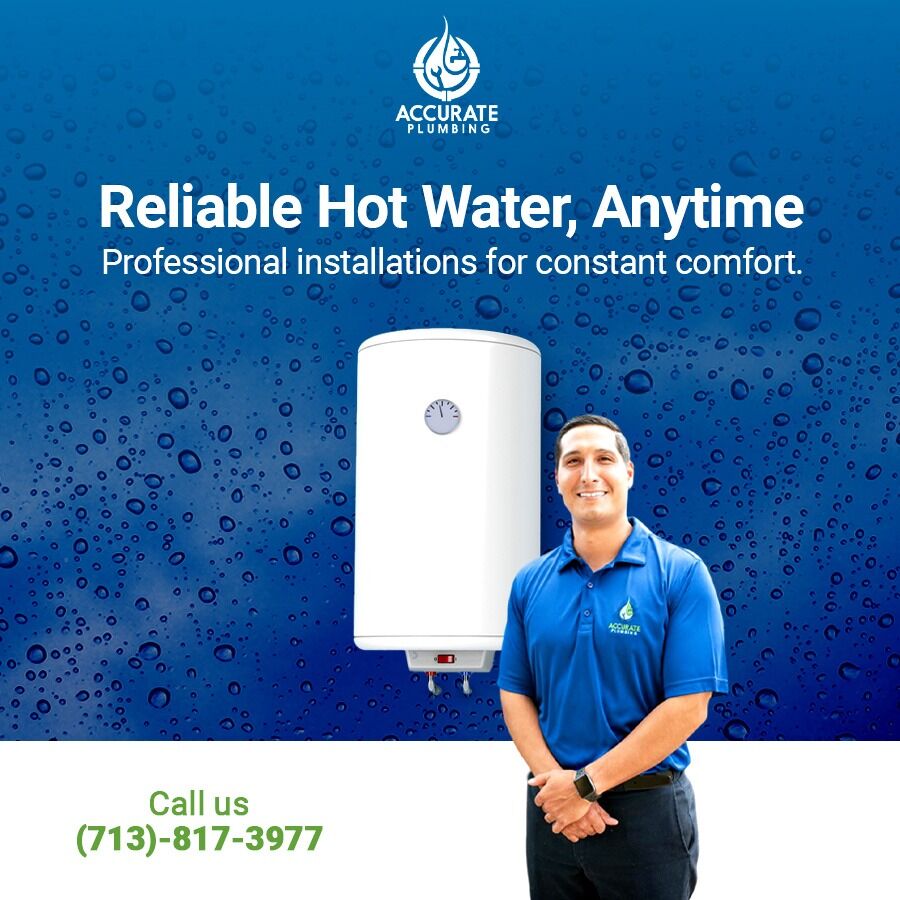 accurateplmbing's tweet photo. Say Goodbye to Cold Showers!
Tired of unreliable hot water? Our expert water heater installations bring you warmth and comfort around the clock. Enjoy the reliability of a well-installed, professionally maintained water heater. Trust us to keep the hot water flowing!

#WaterHeate https://t.co/6dIE25wAOr