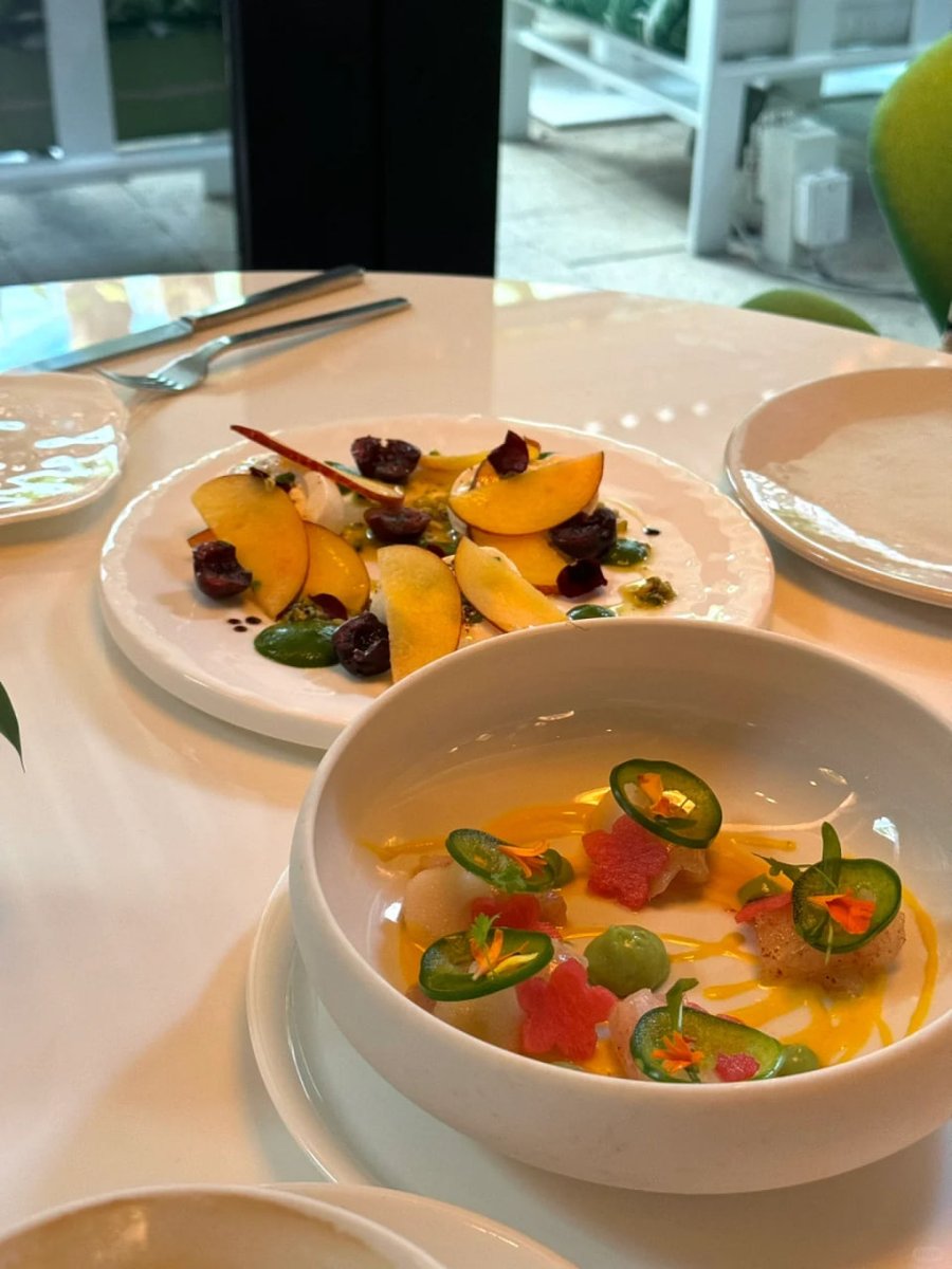 Sunny weekend. ☀️ Take an early morning stroll along the tranquil beach and feel the gentle ocean breeze. View art exhibitions and be inspired by creativity. Then savor the wonderful world of food in a lush green restaurant. , making one look forward to every weekend. 🍴🌊🎨