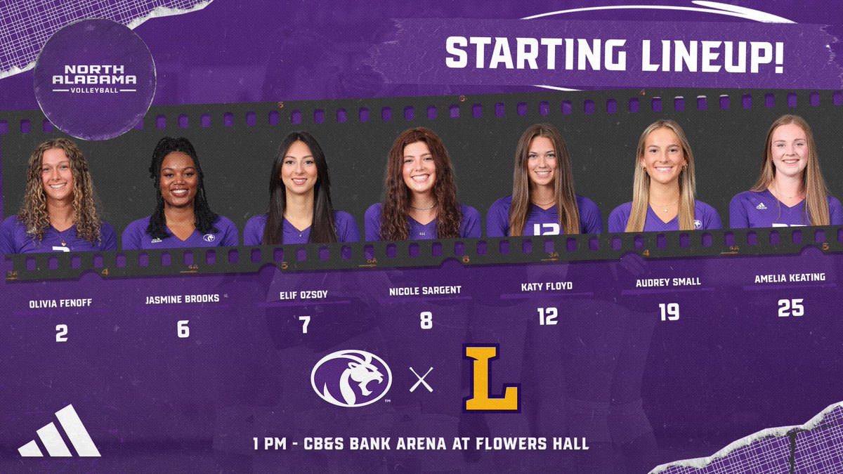 The last one in the 🏦 for this season! 

Starting lineups versus the Bisons! 🤩

#RoarLions🦁