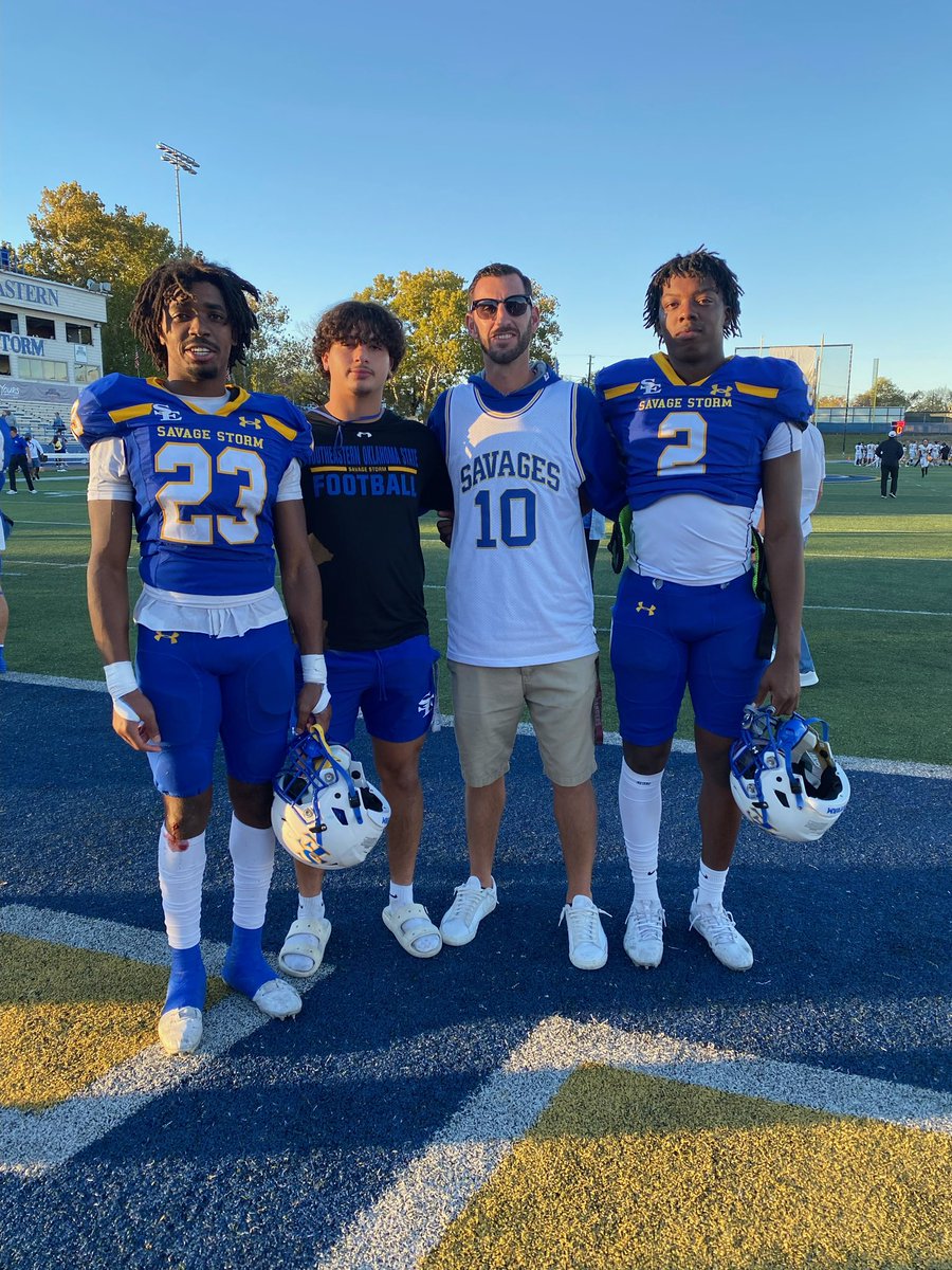 Relationships are🤴. Lasting relationships landed these 3 dudes in the place where it all started for me. And our relationship brought me back to support them. They cont. to uphold the standard of Gander FB and SE FB. Rs Jr. Joseph Jones, FR. Josh Huerta, and Fr. Levay Duncan.