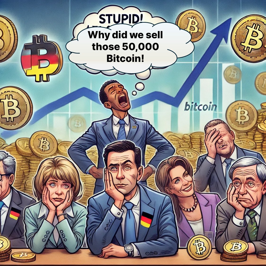 Germany right now! #FOMO #Bitcoin (memes explaining financial markets:  https://t.co/6DLztorBgH