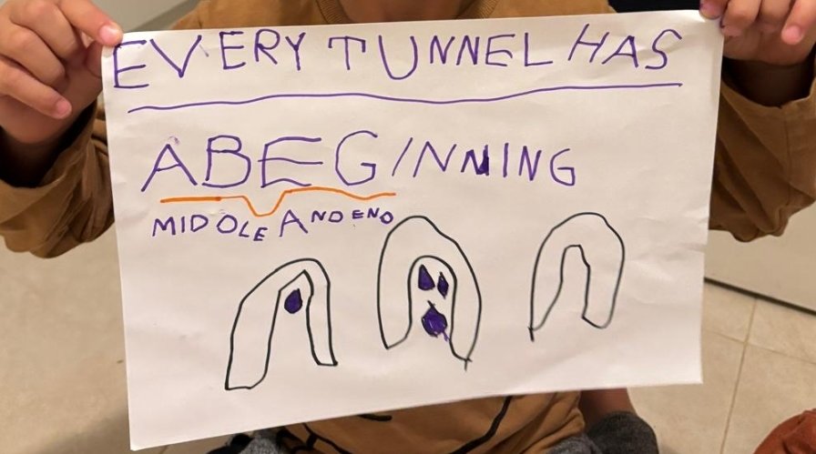 DrBenKatz's tweet image. A piece of wisdom from a Little Kid With Big Feelings
(Posted with parents' permission)