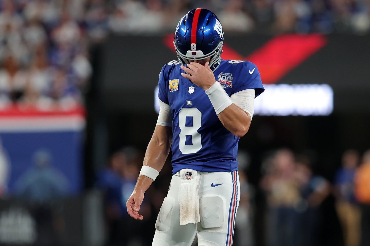 Longest active streaks of games with less than 3 passing TDs (min. 5 attempts):

1. Daniel Jones - 57 games

2. Deshaun Watson - 14 games
3. Justin Fields - 14 games
4. Tua Tagovailoa - 13 games 
5. Trevor Lawrence - 12 games