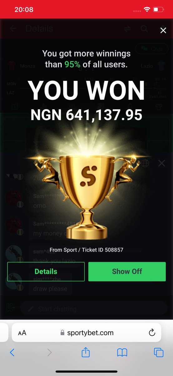 TheOldMan_k's tweet photo. Won with our 1k again https://t.co/jax3QxlE2R