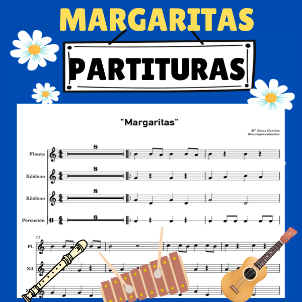 Crea_conTIC's tweet photo. "Margaritas" es una canción sencilla que he compuesto con solo 4 notas en la melodía (de SOL a DO'). El arreglo tiene 3 voces melódicas y una rítmica y la base instrumental es muy chula, podéis escuchar fragmento en el link  #gumroad
@Crea_conTIC
https://t.co/uKuIZonUp3 https://t.co/UDbokdzZRf
