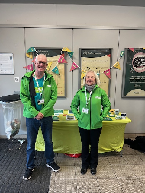 Last Friday, we joined Network Rail's Passenger Safety Event to spread awareness of our services in a high-risk area. Our volunteers were on hand all day talking to passengers as they got on and off trains. #HereToListen