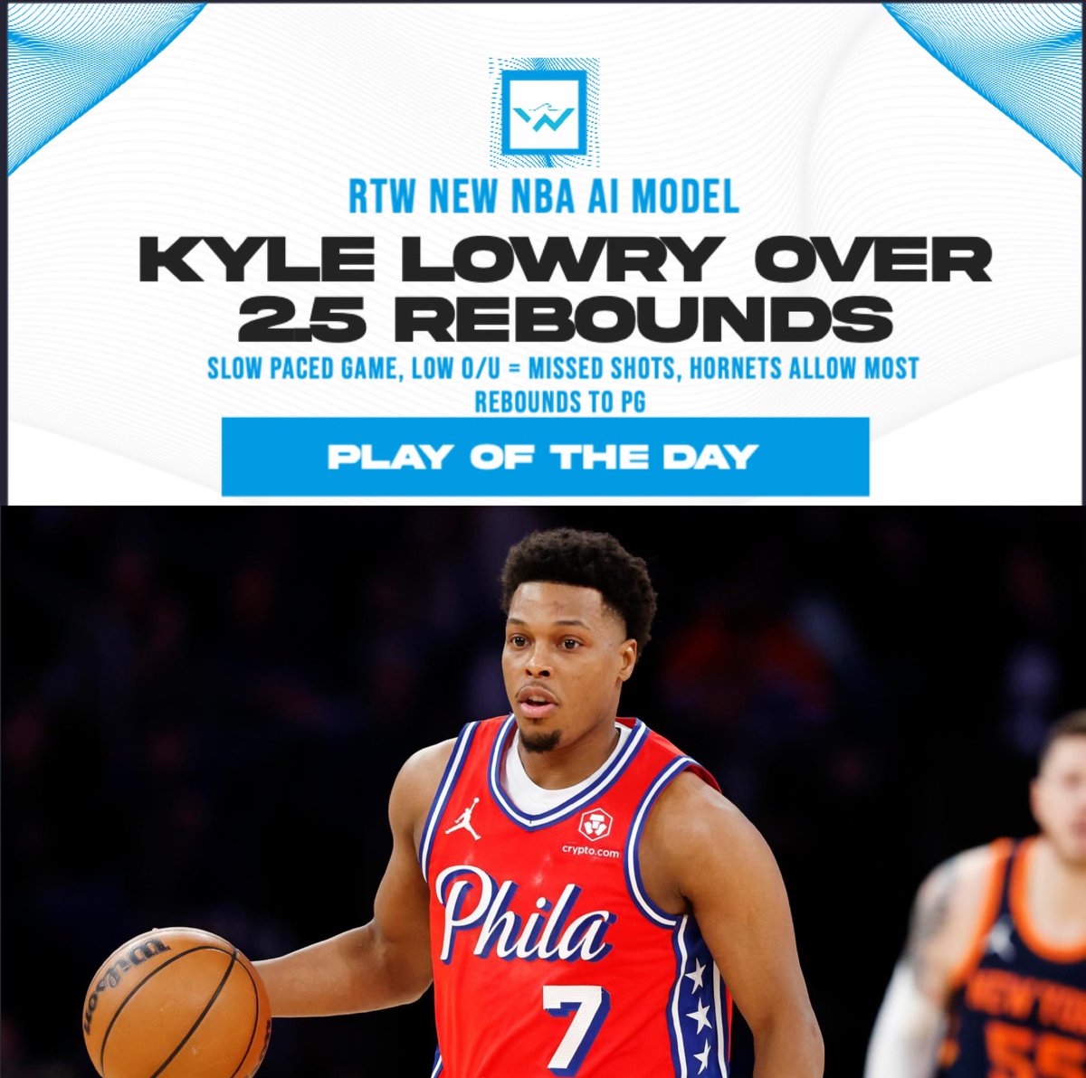 NBA AI PLAY OTD ‼️🌊

K-Low Over 2.5 Rebounds 🔥 #SportCoin