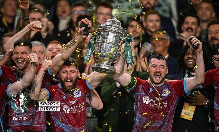 What a match! Congratulations to <a href="/DroghedaUnited/">Drogheda United F.C.</a> on becoming the 2024 FAI Cup Champions! 

History has been made! ⚽️ 🏆🟦🟪