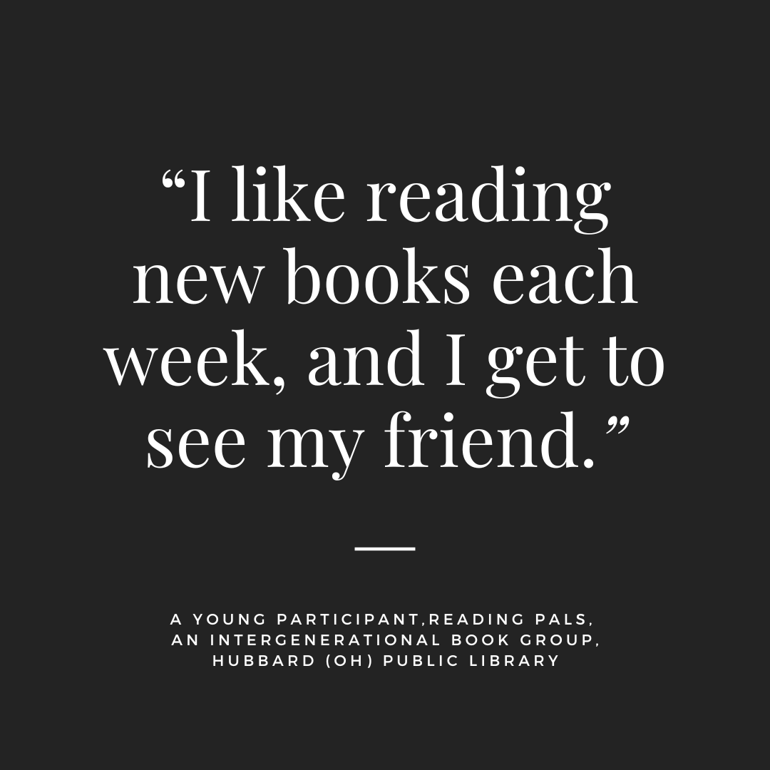 Book Joy with Elders
 #ReasonstoLoveLibraries 
hubs.la/Q02XFv_-0